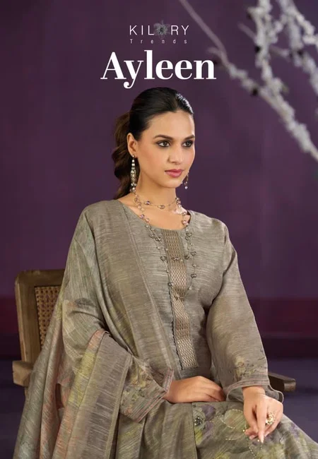 Ayleen By Kilory Bhagalpuri Printed Designer Salwar Suits Suppliers In India